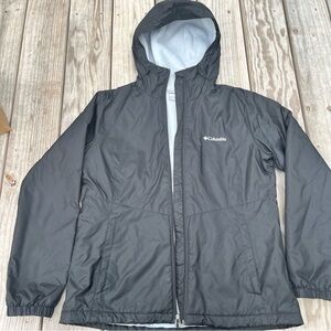 Columbia Black and White Fleece Jacket